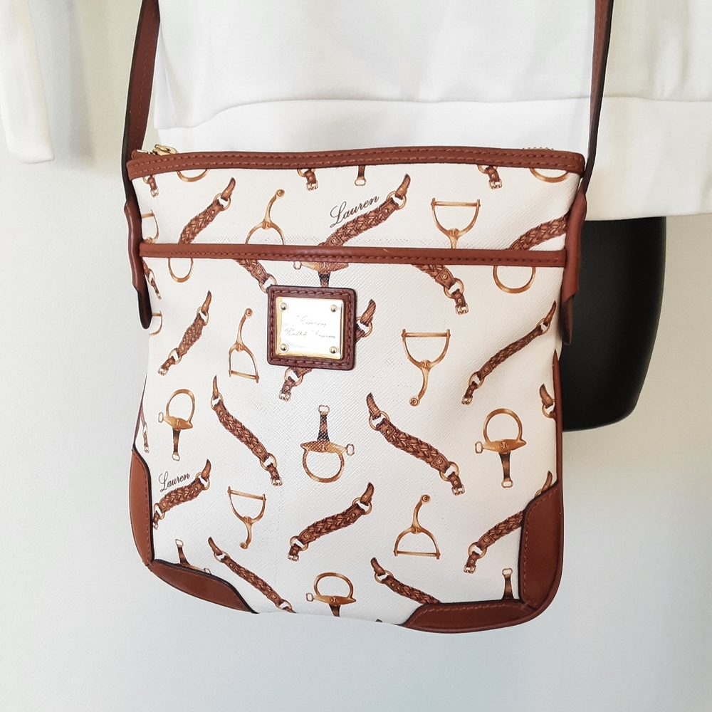 Laurent Ralph Lauren Equestrian Crossbody Bag